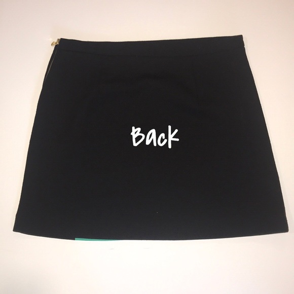 VIVIENNE TAM NWT Black & Green Block Mini Skirt - Picture 3 of 8